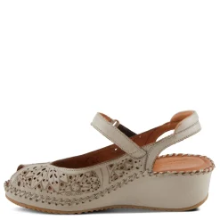 Spring Step Wedges|Women's , Santonio Sandal Light Grey