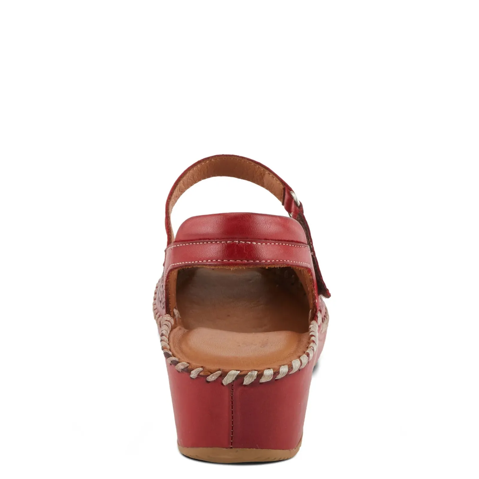 Spring Step Wedges|Women's , Santonio Sandal Red