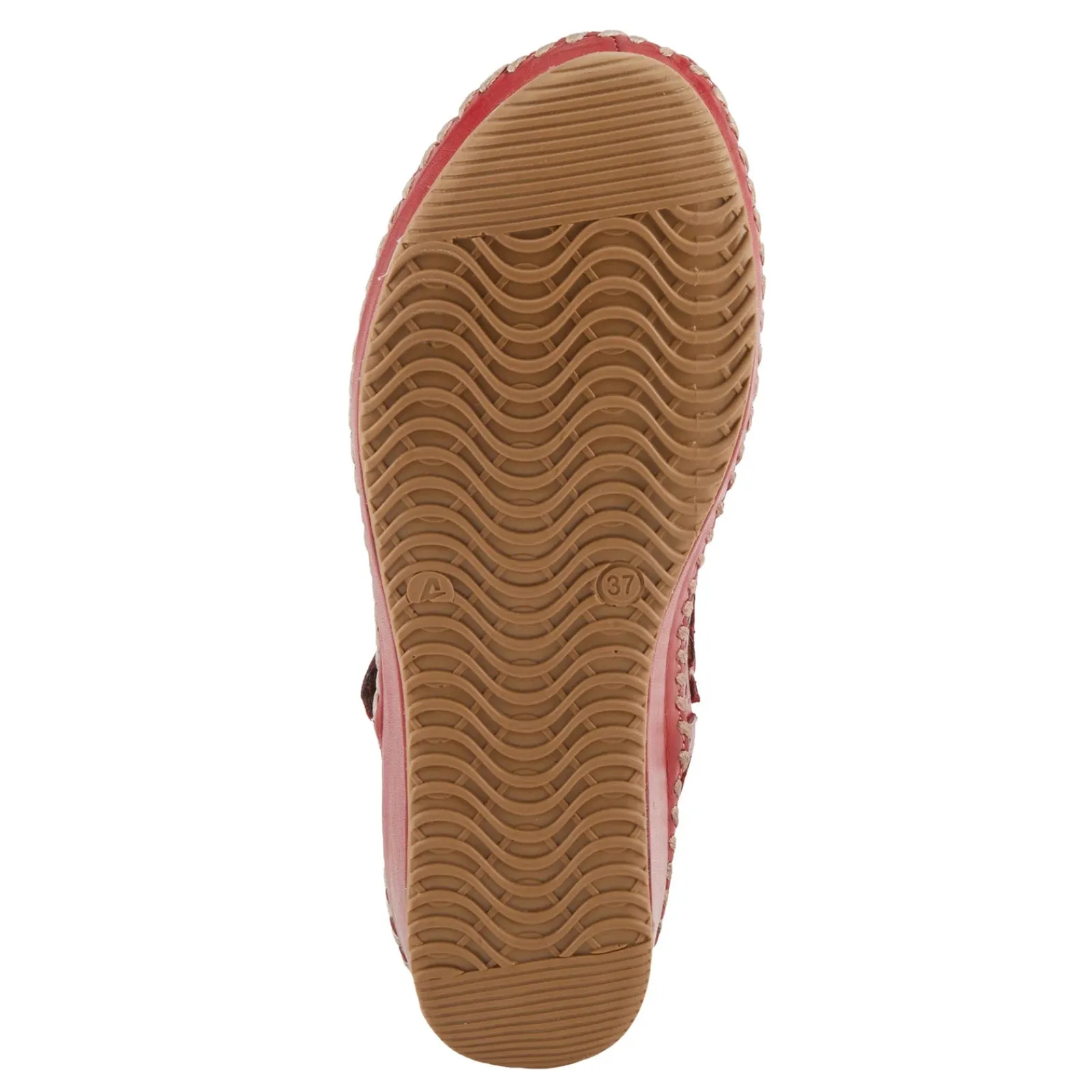 Spring Step Wedges|Women's , Santonio Sandal Red