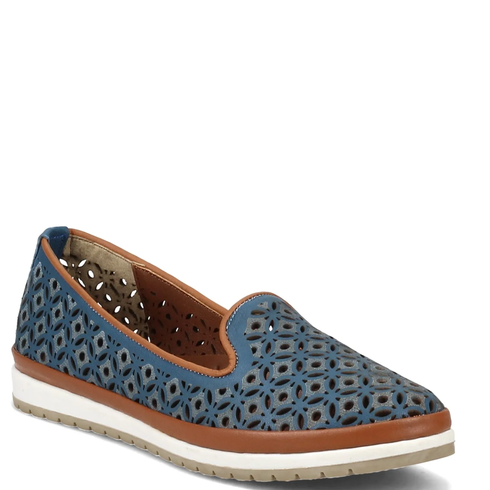 Spring Step Slip-On Shoes|Women's , Tulisa Slip-On Blue