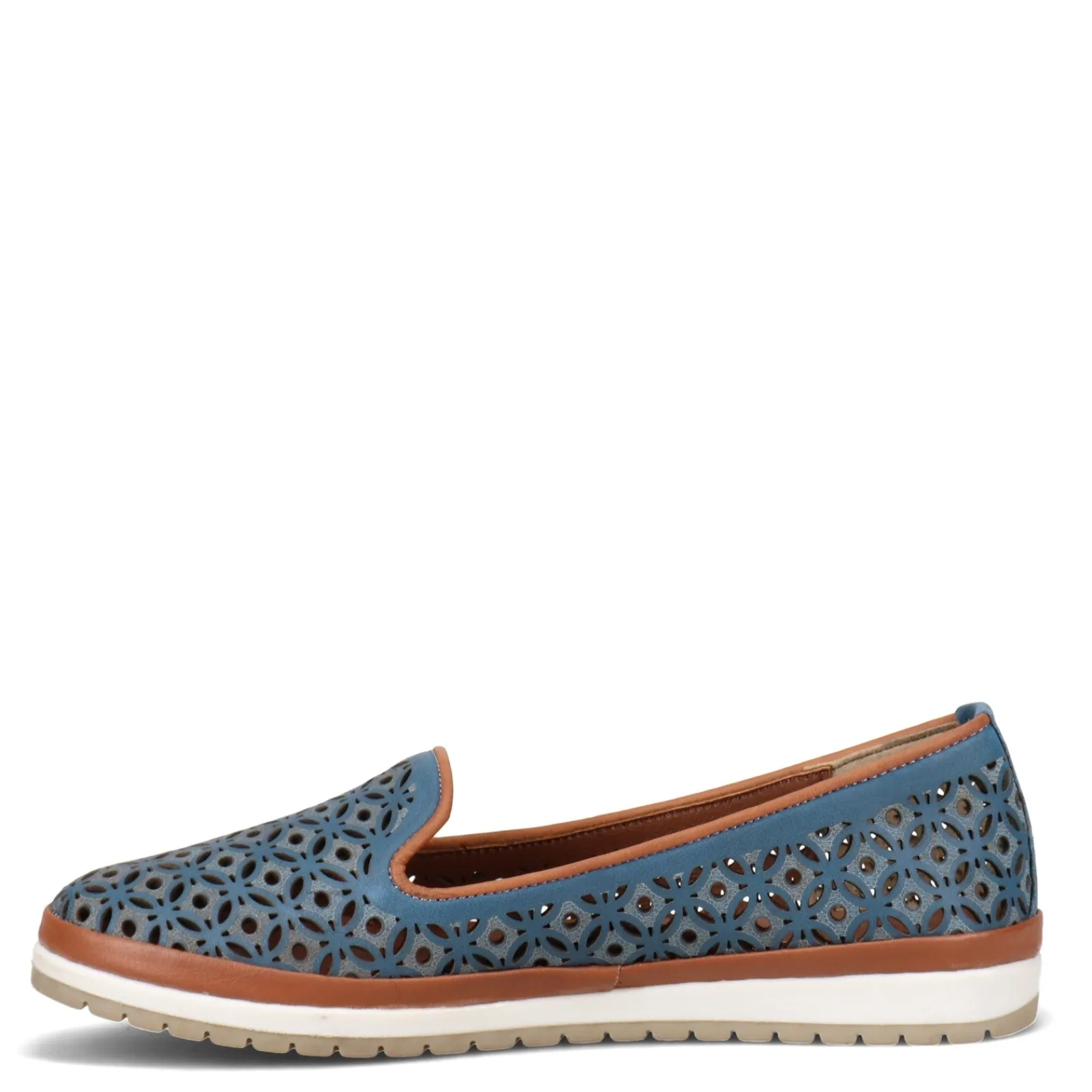 Spring Step Slip-On Shoes|Women's , Tulisa Slip-On Blue