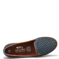 Spring Step Slip-On Shoes|Women's , Tulisa Slip-On Blue