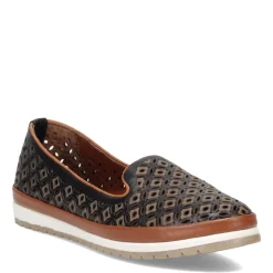 Spring Step Flats|Women's , Tulisa Slip-On Black