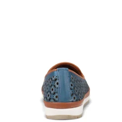Spring Step Flats|Women's , Tulisa Slip-On Blue