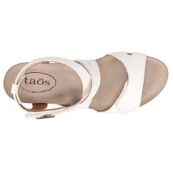 Taos Sandals|Women's , Carousel 3 Sandal White