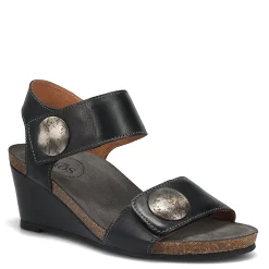 Taos Wedges|Women's , Carousel 3 Sandal Black