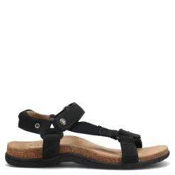 Taos Sandals|Women's , Mixer Sandal Black Nubuck