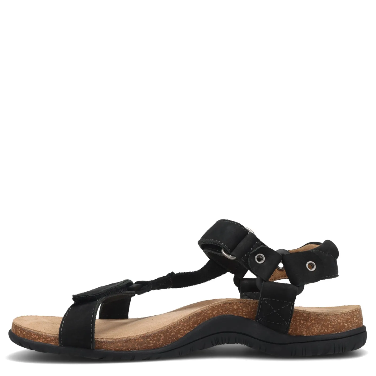 Taos Sandals|Women's , Mixer Sandal Black Nubuck
