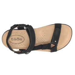 Taos Sandals|Women's , Mixer Sandal Black Nubuck