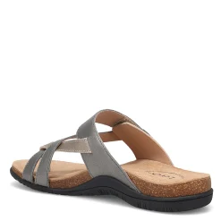 Taos Sandals|Women's , Perfect Sandal Grey Champagne Metallic