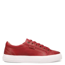 Taos Sneakers & Athletic|Women's , Plim Soul Lux Sneaker Red Leather