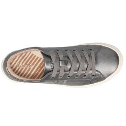Taos Sneakers & Athletic|Women's , Plim Soul Lux Sneaker Pewter Leather