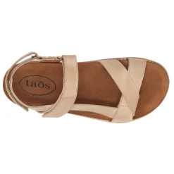 Taos Sandals|Women's , Sideways Sandal Stone
