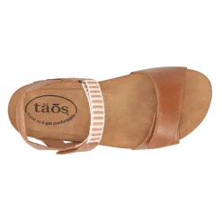 Taos Sandals|Women's , Symbol Sandal Tan