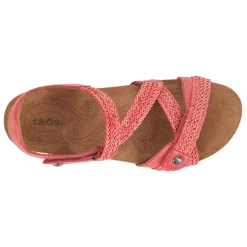 Taos Wedges|Women's , Trulie Sandal Coral