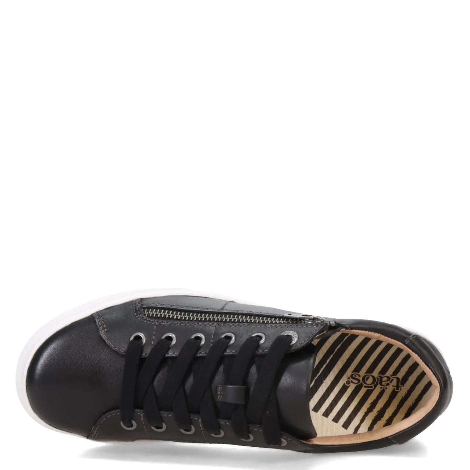 Taos Sneakers & Athletic|Women's , Z-Soul Lux Sneaker Black Leather