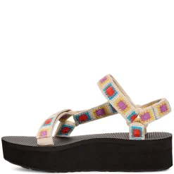 Teva Sandals|Women's , Flatform Universal Sandal Crochet Multi