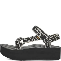 Teva Sandals|Women's , Flatform Universal Sandal Black