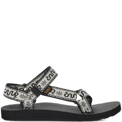 Teva Sandals|Women's , Original Universal Sandal Bandana White/Black