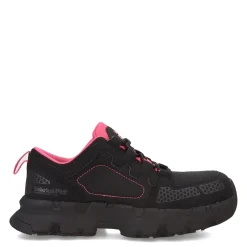 Timberland Pro Sneakers & Athletic|Women's , Powertrain EV Composite Toe Work Shoe Black/Pink