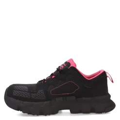 Timberland Pro Sneakers & Athletic|Women's , Powertrain EV Composite Toe Work Shoe Black/Pink