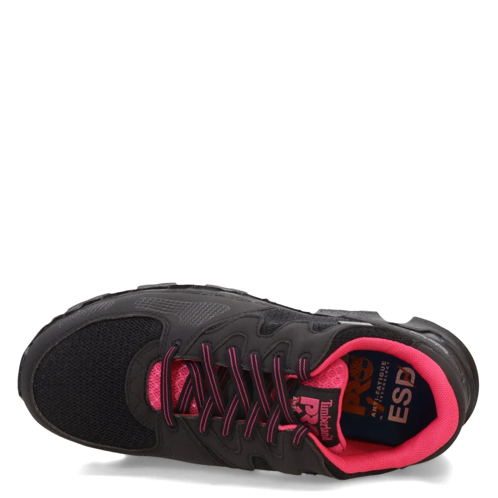 Timberland Pro Work & Safety|Women's , Powertrain Alloy ESD Work Shoe Black/Pink