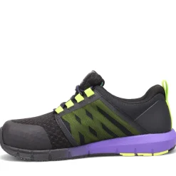 Timberland Pro Sneakers & Athletic|Women's , Radius Comp Toe Work Shoe Black/Hi-Vis