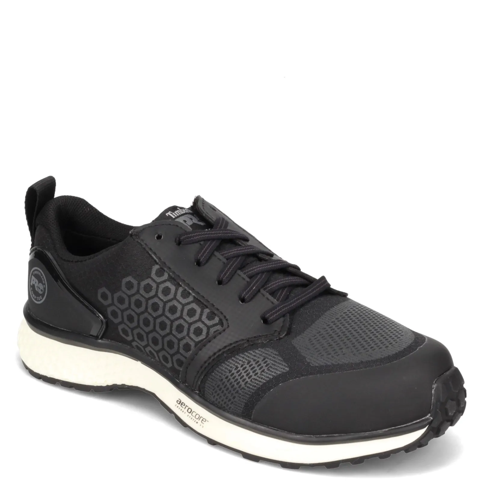 Timberland Pro Work & Safety|Women's , Reaxion Low Comp Toe Work Shoe Black / White