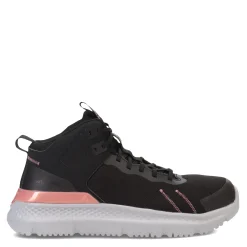 Timberland Pro Sneakers & Athletic|Women's , Setra Mid Comp Toe Work Boot Black/Rose