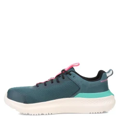 Timberland Pro Sneakers & Athletic|Women's , Setra Low Comp Toe Work Shoe Green/Teal/Pink