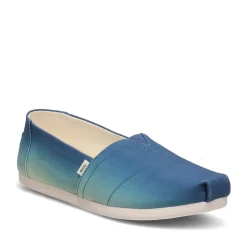 TOMS Slip-On Shoes|Women's , Alpargata Eco Dye Slip-On Indigo Multi Gradient