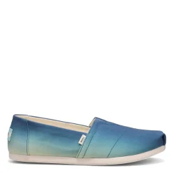 TOMS Slip-On Shoes|Women's , Alpargata Eco Dye Slip-On Indigo Multi Gradient