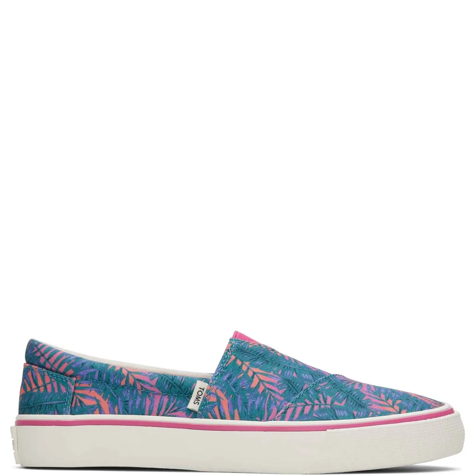 TOMS Flats|Women's , Alpargata Fenix Slip-On Tropical Hawaiian