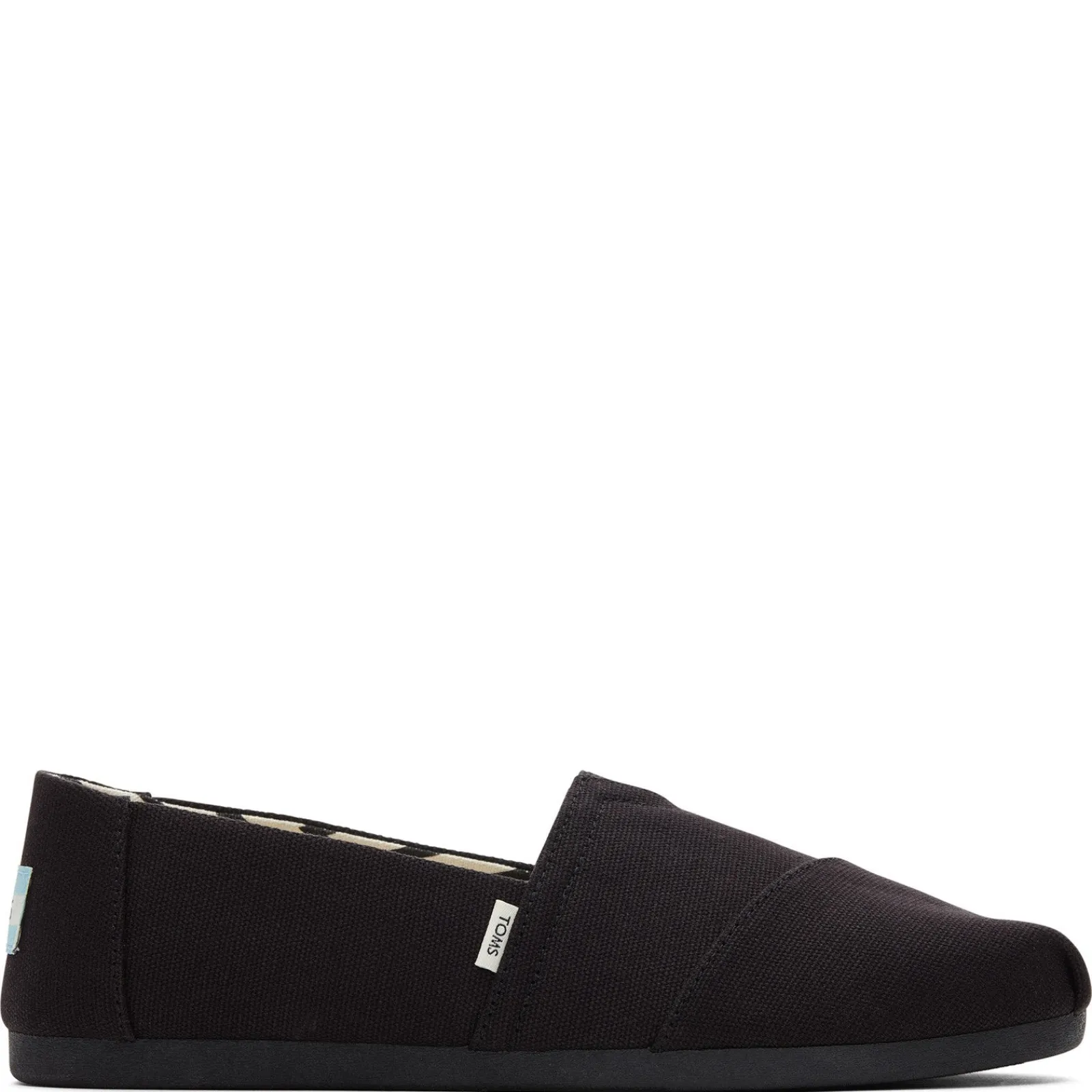 TOMS Flats|Women's , Alpargata Recycled Slip-On Black/Black