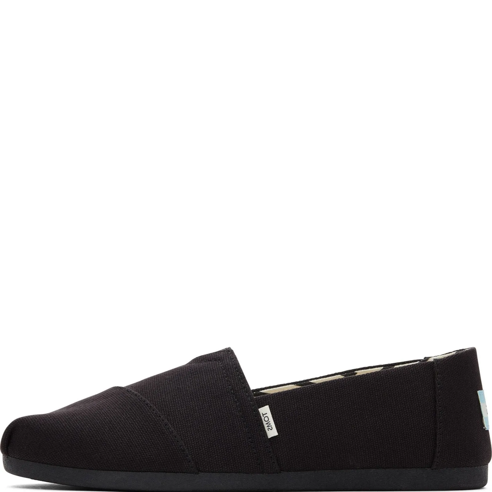 TOMS Flats|Women's , Alpargata Recycled Slip-On Black/Black