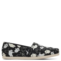 TOMS Slip-On Shoes|Women's , Alpargata Slip-On Black Ghost