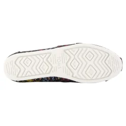 TOMS Loafers|Women's , Alpargata Slip-On Black Floral