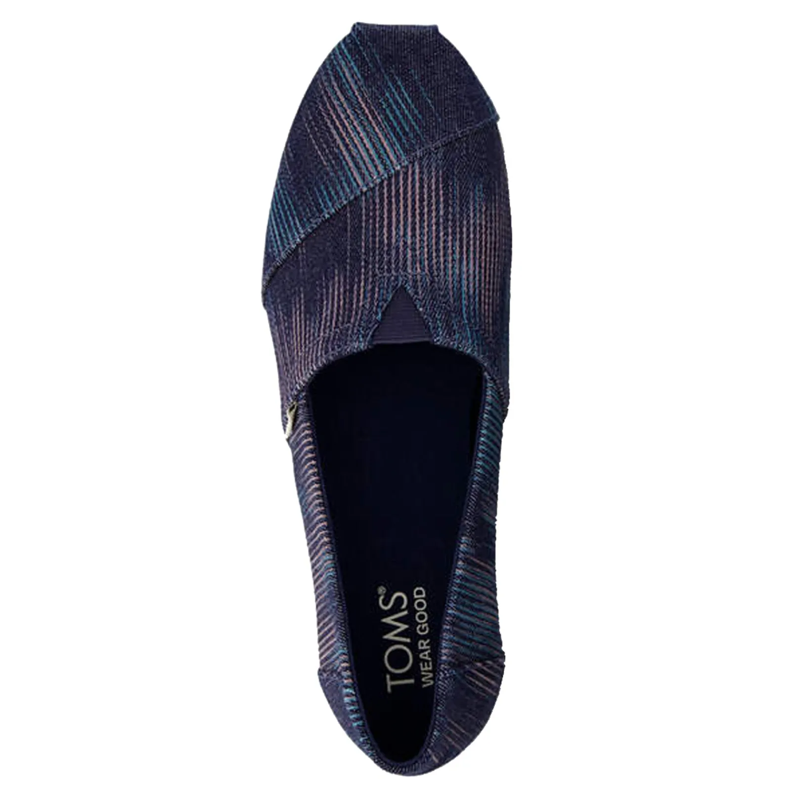 TOMS Loafers|Women's , Alpargata Slip-On Navy