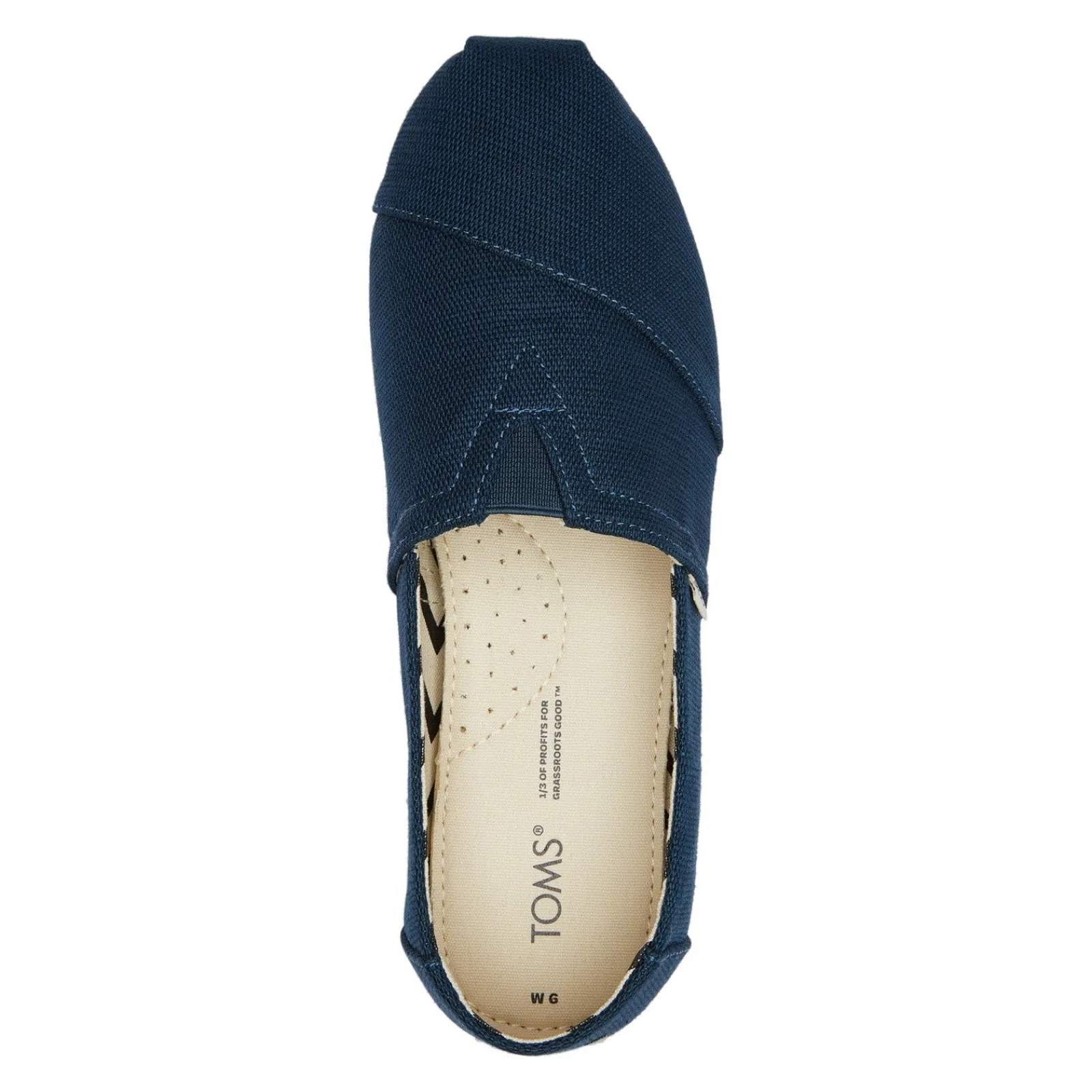 TOMS Loafers|Women's , Alpargata Slip-On Blue