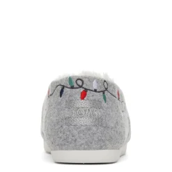 TOMS Slippers|Women's , Alpargata Slip-On Grey-Christmas Lights