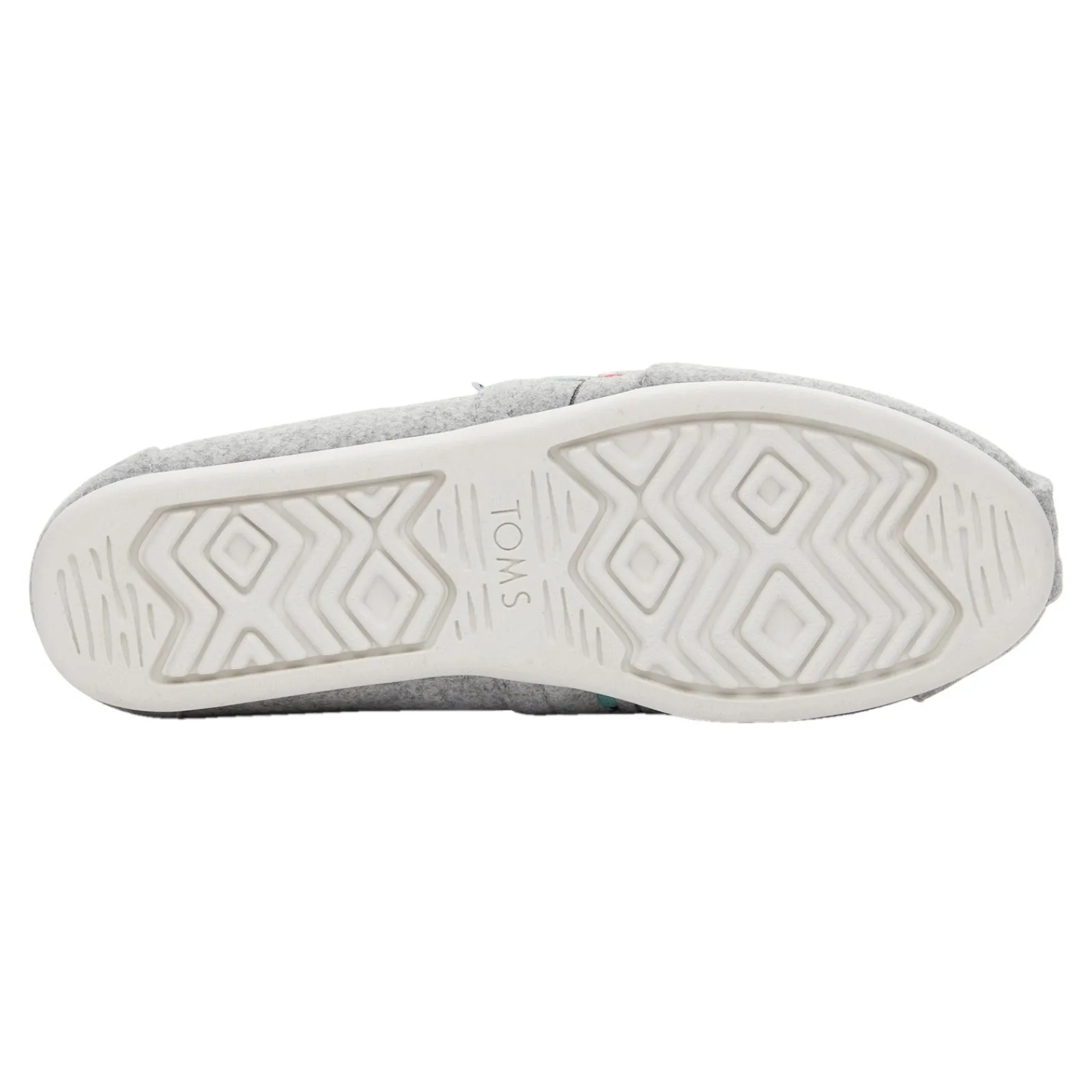 TOMS Slippers|Women's , Alpargata Slip-On Grey-Christmas Lights