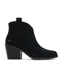 TOMS Boots|Women's , Constance Boot Black Suede