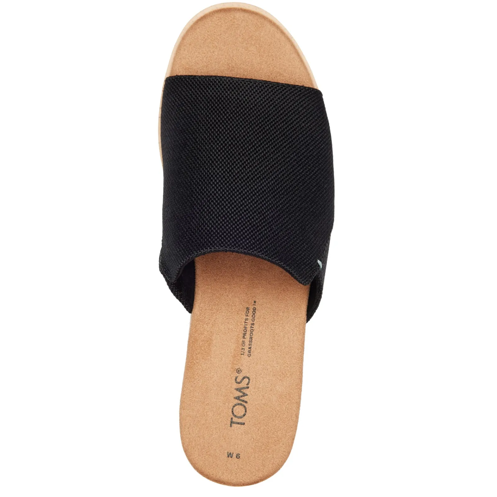 TOMS Wedges|Women's , Diana Mule Sandal Black