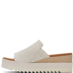 TOMS Wedges|Women's , Diana Mule Sandal Natural