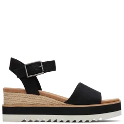 TOMS Wedges|Women's , Diana Sandal Black