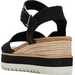 TOMS Wedges|Women's , Diana Sandal Black