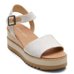 TOMS Wedges|Women's , Diana Sandal Natural