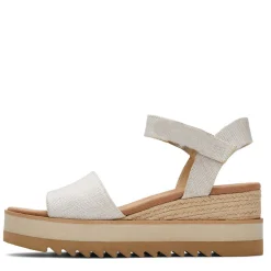 TOMS Wedges|Women's , Diana Sandal Natural
