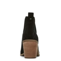 TOMS Boots|Women's , Everly Cutout Boot Black Embossed