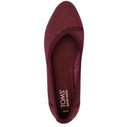 TOMS Flats|Women's , Jutti Neat Flat Burgundy